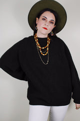 vintage 1960's Byford Design Consultant for Hardy Amies, Made in England XL long sleeve dark olive green waffle knit pure wool pullover sweater