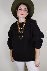 vintage 1960's Byford Design Consultant for Hardy Amies, Made in England XL long sleeve dark olive green waffle knit pure wool pullover sweater