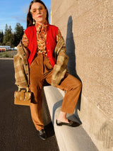 Long Button Up Sweater Vest