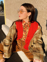 Long Button Up Sweater Vest