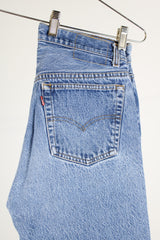 vintage 501 levi's 31. width x 36 length medium wash frayed hems