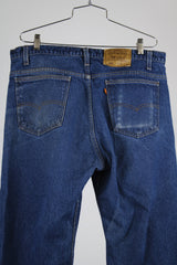 505 levi's jeans 38 width x 30 length dark wash denim