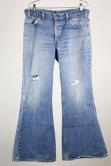 light wash flared levi's jeans SF 207 style 36 width x 31 length