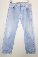 vintage 501 levi's light wash 38 width 32 length