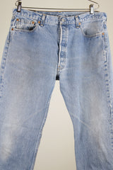 vintage 501 levi's light wash 38 width 32 length
