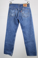 501 levi's vintage medium wash jeans 33 width 33 length