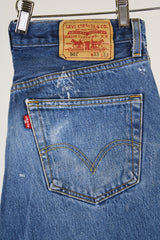 501 levi's vintage medium wash jeans 33 width 33 length