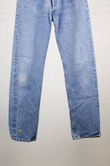 light wash 501 levi's denim jeans 32 width x 36 length