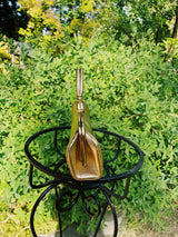 long log shaped gold metallic evening purse vintage 1960's