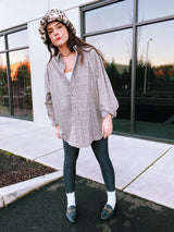 long sleeve checkered button up shirt with collar pendleton cotton