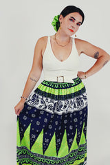 vintage twofer dress with built in belt