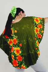 vintage yellow long jacket back