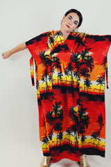 vintage Hawaiian muu muu dress front