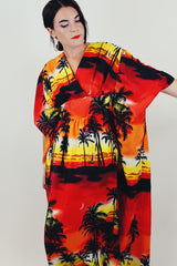 vintage Hawaiian muu muu dress front