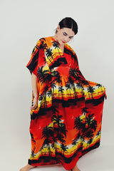 vintage Hawaiian muu muu dress front