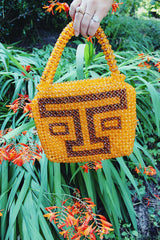 Vintage T Beaded purse