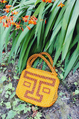 Vintage T Beaded purse