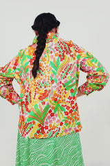 vintage floral long sleeve back
