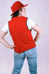 Button Up Sweater Vest