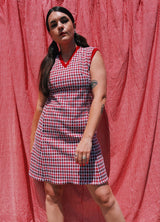 Printed Sleeveless Mini Dress