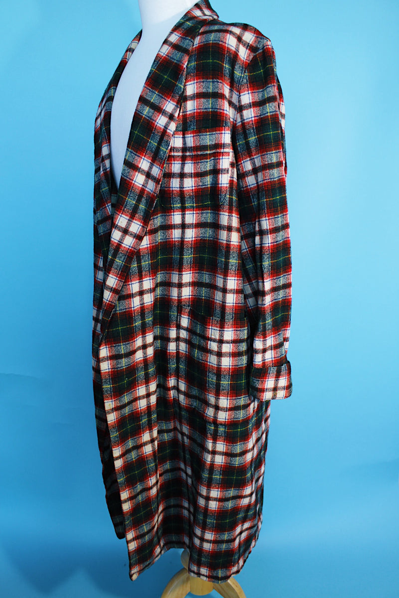 1960' Pendleton Wool Plaid Robe | Live Forever Vintage