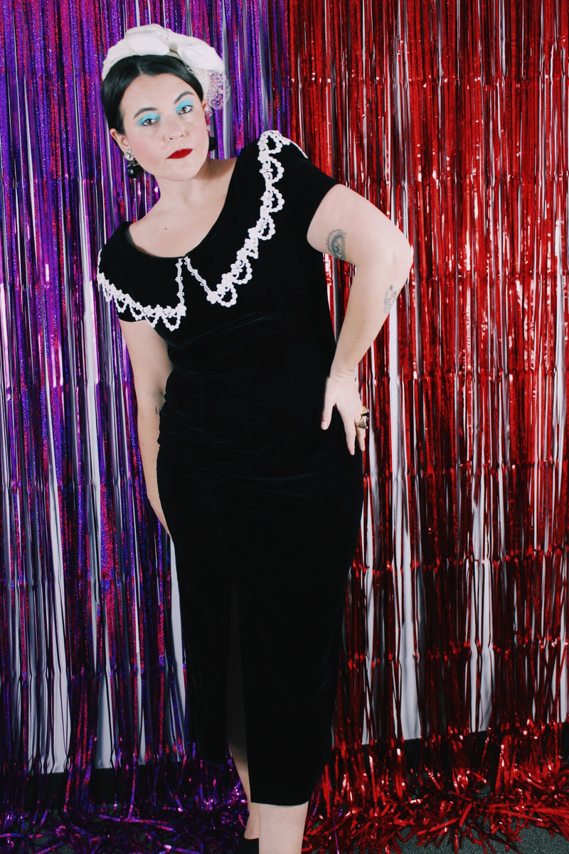 Black Velvet Maxi Dress Black Velvet Maxi Dress