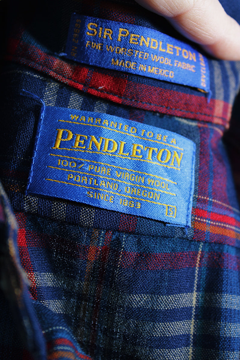 1980's Wool Plaid Pendleton Shirt | Live Forever Vintage