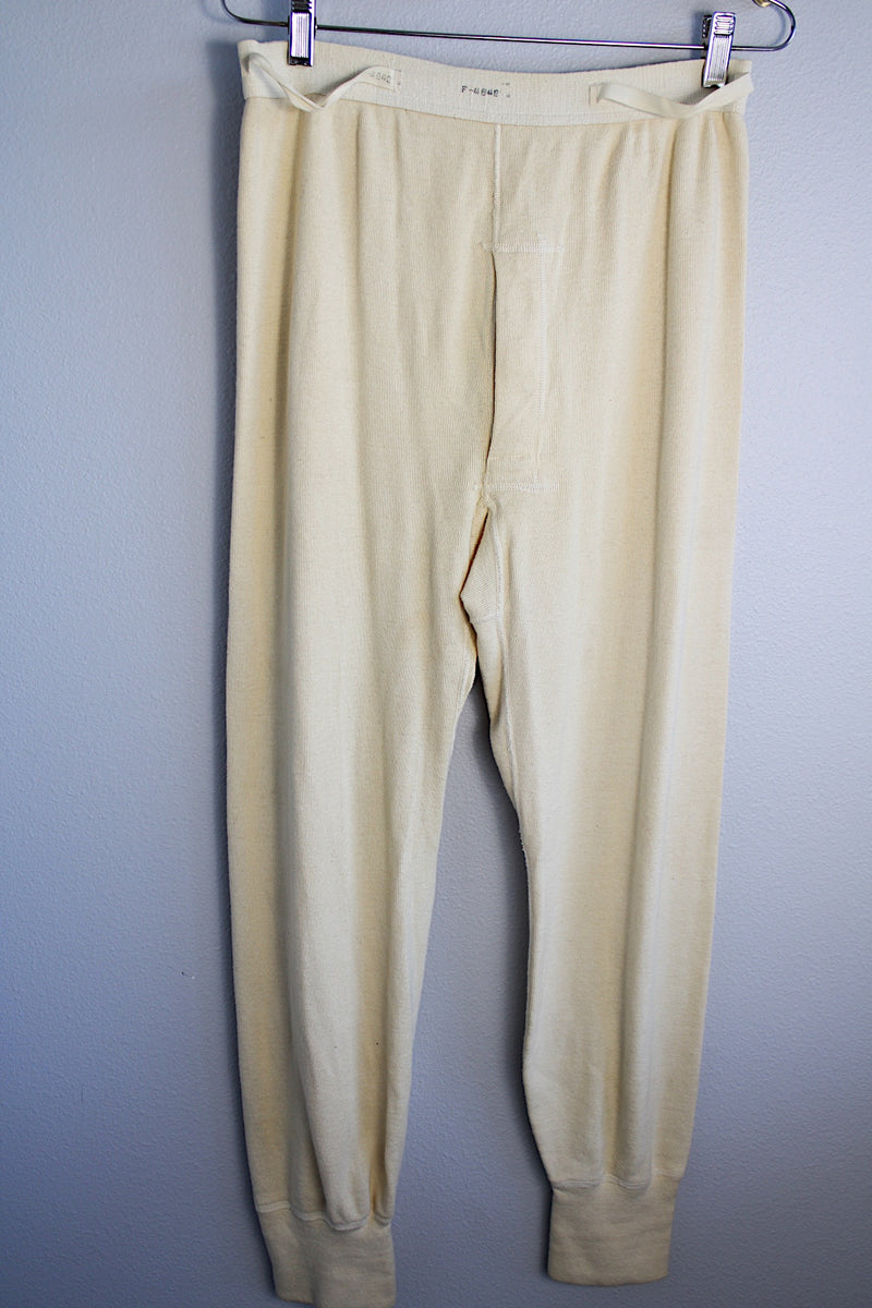 50s Vintage Military Winter Drawers Army Long Johns Military Issued  Underwear off White Size Medium. -  Canada