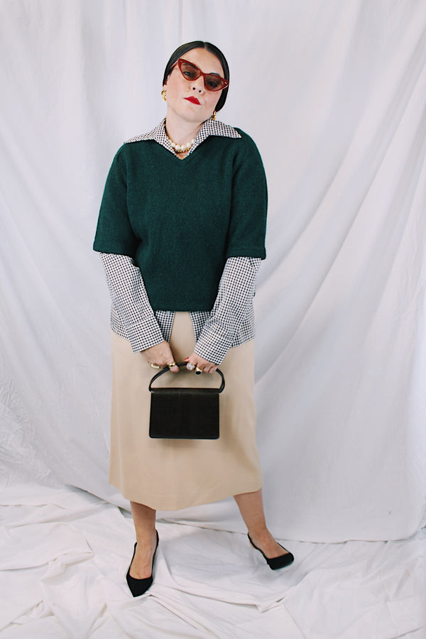 Short Sleeve Pullover Sweater