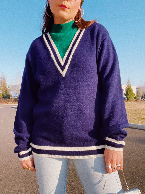 Mock Neck Pullover Sweater