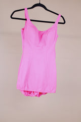 Hot Pink Vintage Swimsuit