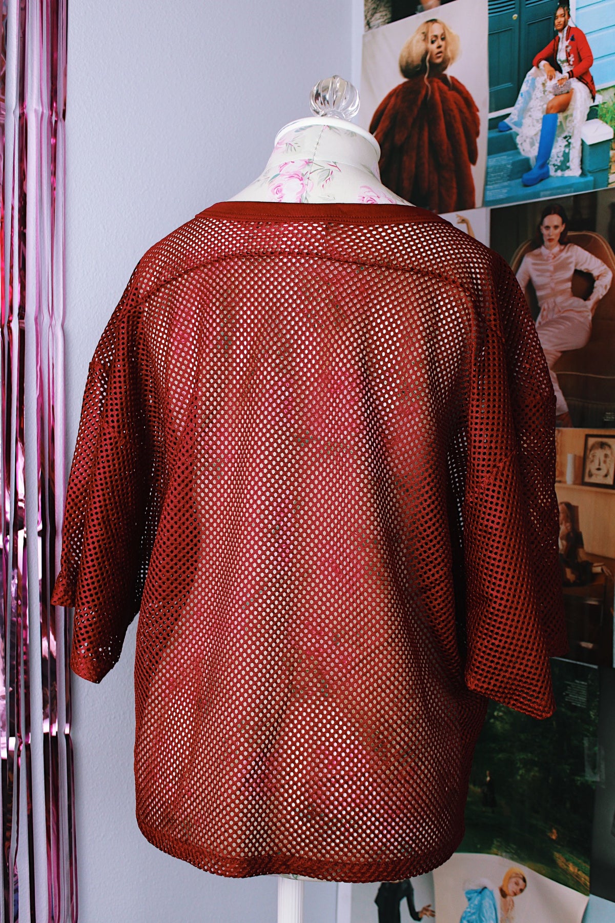 Vintage Mesh Jersey Sports Top | Live Forever Vintage