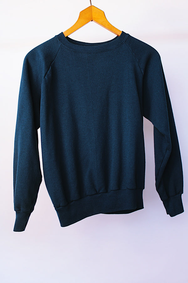 navy long sleeve vintage champion crew neck sweater