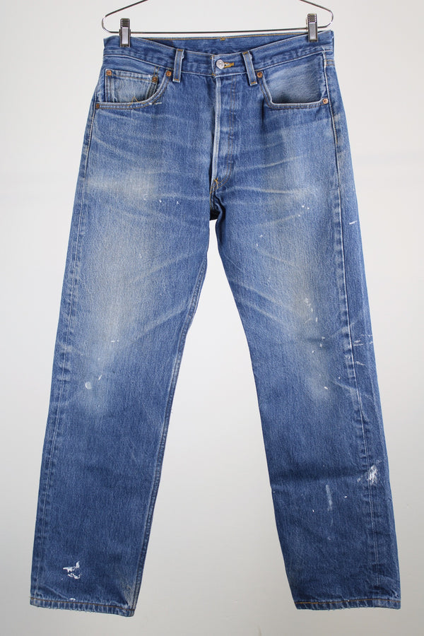 501 levi's vintage medium wash jeans 33 width 33 length
