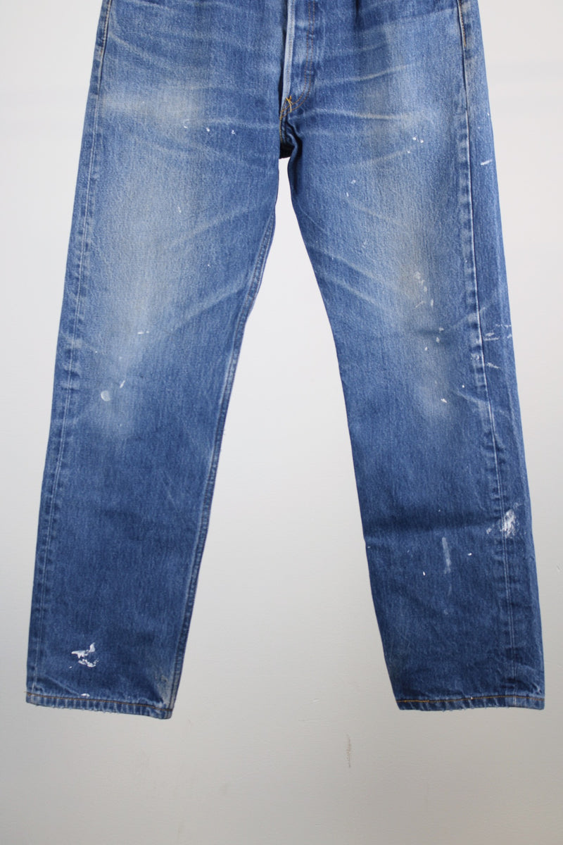 501 levi's vintage medium wash jeans 33 width 33 length