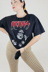 black short sleeve 96' kiss your tshirt extra large front